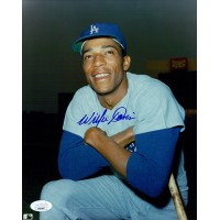 Willie Davis Los Angeles Dodgers Signed 8x10 Glossy Photo JSA Authenticated