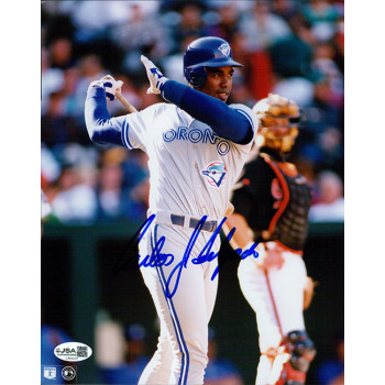 Carlos Delgado Toronto Blue Jays Signed 8x10 Glossy Photo JSA Authenticated Carlos Delgado Toronto Blue Jays Signed 8x10 Glossy Photo JSA Authenticated