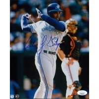 Carlos Delgado Toronto Blue Jays Signed 8x10 Glossy Photo JSA Authenticated