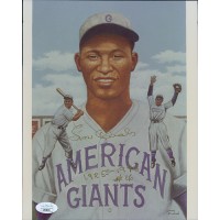 Lou Dials Chicago American Giants Signed 8x10 Matte Photo JSA Authenticated