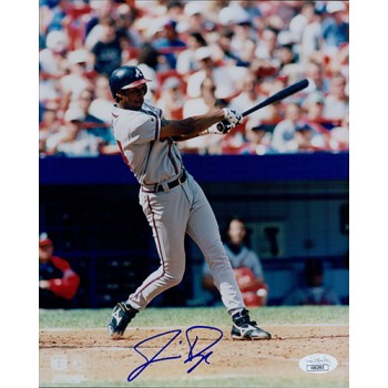 Jermaine Dye Atlanta Braves Signed 8x10 Glossy Photo JSA Authenticated