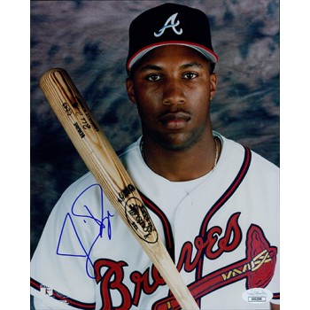 Jermaine Dye Atlanta Braves Signed 8x10 Glossy Photo JSA Authenticated