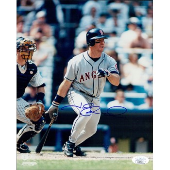 Jim Edmonds California Angels Signed 8x10 Glossy Photo JSA Authenticated