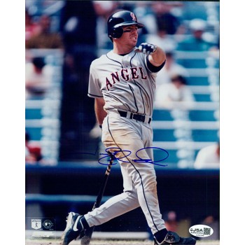 Jim Edmonds California Angels Signed 8x10 Glossy Photo JSA Authenticated Jim Edmonds California Angels Signed 8x10 Glossy Photo JSA Authenticated