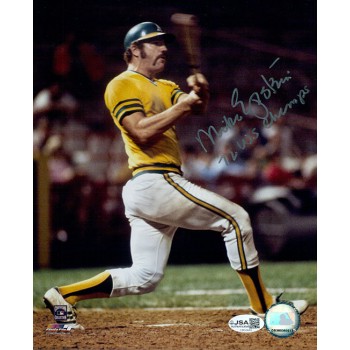 Mike Epstein Oakland Athletics Signed 8x10 Glossy Photo JSA Authenticated 72 WS