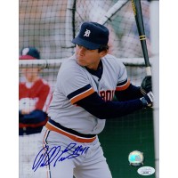 Darrell Evans Detroit Tigers Signed 8x10 Glossy Photo JSA Authenticated