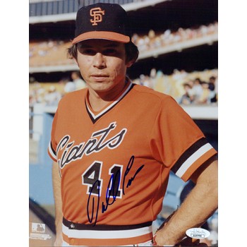 Darrell Evans San Francisco Giants Signed 8x10 Glossy Photo JSA Authenticated