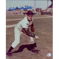 Robert "Bob" Feller Cleveland Indians Signed 8x10 Photo GAI Global Authenticated