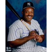 Cecil Fielder New York Yankees Signed 8x10 Glossy Photo Global Authenticated