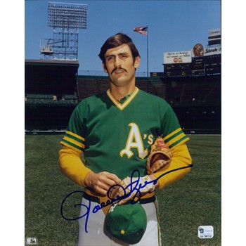 Rollie Fingers Oakland Athletics Signed 8x10 Glossy Photo Global Authenticated