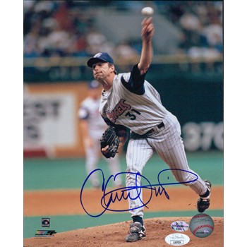 Chuck Finley Anaheim Angels Signed 8x10 Glossy Photo JSA Authenticated