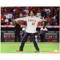 Chuck Finley Anaheim Angels Signed 16x20 Matte Photo JSA Authenticated