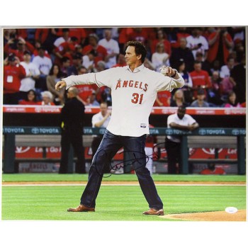 Chuck Finley Anaheim Angels Signed 16x20 Matte Photo JSA Authenticated