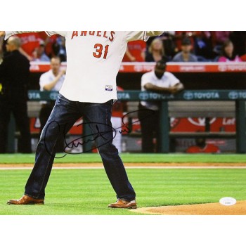 Chuck Finley Anaheim Angels Signed 16x20 Matte Photo JSA Authenticated