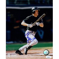 Steve Finley Arizona Diamondbacks Signed 8x10 Glossy Photo JSA Authenticated