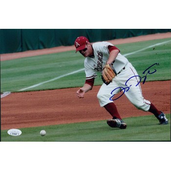 Logan Forsythe Arkansas Razorbacks Signed 8x12 Glossy Photo JSA Authenticated