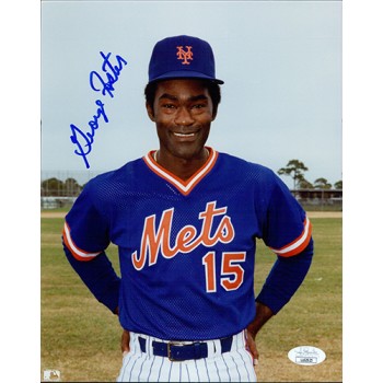 George Foster New York Mets Signed 8x10 Glossy Photo JSA Authenticated
