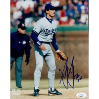 Greg Gagne Los Angeles Dodgers Signed 8x10 Glossy Photo JSA Authenticated