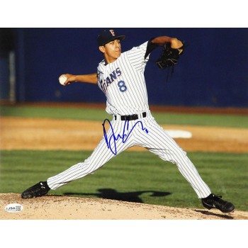 Justin Garcia Fullerton Titans Signed 11x14 Glossy Photo JSA Authenticated