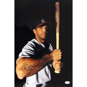 Ryan Garko Cleveland Indians Signed 12x18 Glossy Photo JSA Authenticated Kinks