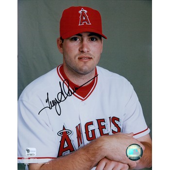 Troy Glaus Anaheim Angels Signed 8x10 Glossy Photo Global Authenticated