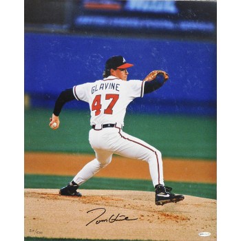 Tom Glavine Atlanta Braves Signed 16x20 Matte Photo Upper Deck Authenticated UDA