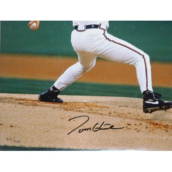 Tom Glavine Atlanta Braves Signed 16x20 Matte Photo Upper Deck Authenticated UDA