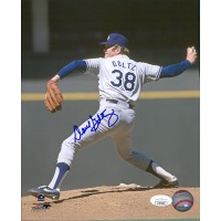 Dave Goltz Los Angeles Dodgers Signed 8x10 Glossy Photo JSA Authenticated