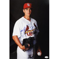 Marco Gonzales St. Louis Cardinals Signed 12x18 Glossy Photo JSA Authenticated