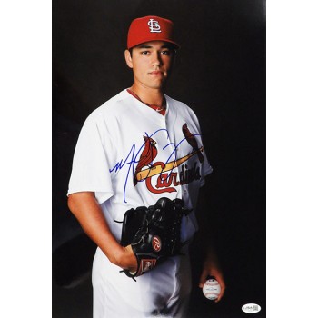 Marco Gonzales St. Louis Cardinals Signed 12x18 Glossy Photo JSA Authenticated