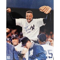 Dwight Doc Gooden New York Yankees Signed 16x20 Glossy Photo JSA Authenticated