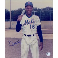 Dwight Doc Gooden New York Mets Signed 8x10 Glossy Photo Global Authenticated
