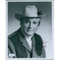 Curt Gowdy Sportscaster Signed 8x10 Glossy Photo JSA Authenticated