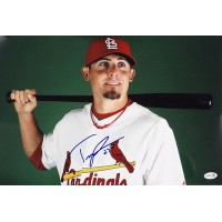 Tyler Greene St. Louis Cardinals Signed 12x18 Glossy Photo JSA Authenticated