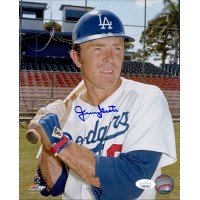 Jerry Grote Los Angeles Dodgers Signed 8x10 Glossy Photo JSA Authenticated