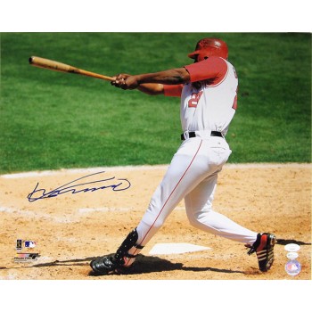 Vladimir Guerrero Los Angeles Angels Signed 16x20 Glossy Photo JSA Authenticated