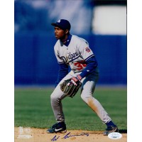 Wilton Guerrero Los Angeles Dodgers Signed 8x10 Glossy Photo JSA Authenticated