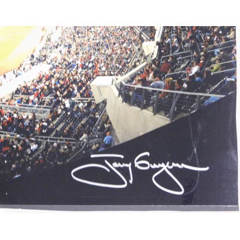 Tony Gwynn San Diego Padres Signed 14x30 Glossy Photo JSA Authenticated