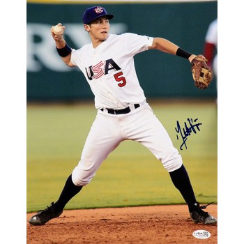 Garrett Hampson Team USA Signed 11x14 Glossy Photo JSA Authenticated