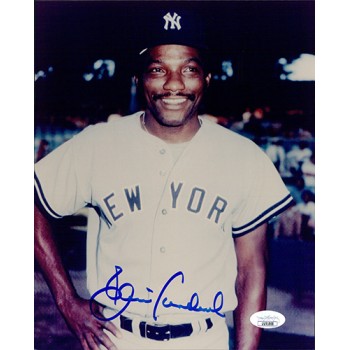 Elrod Hendricks New York Yankees Signed 8x10 Glossy Photo JSA Authenticated