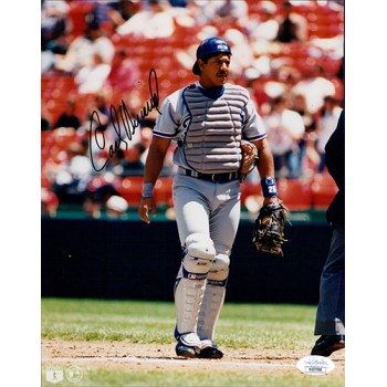 Carlos Hernandez Los Angeles Dodgers Signed 8x10 Glossy Photo JSA Authenticated