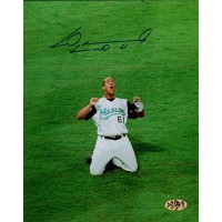 Livan Hernandez Florida Marlins Signed 8x10 Matte Photo MAB Authenticated