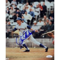 Jim Hickman New York Mets Signed 8x10 Glossy Photo JSA Authenticated