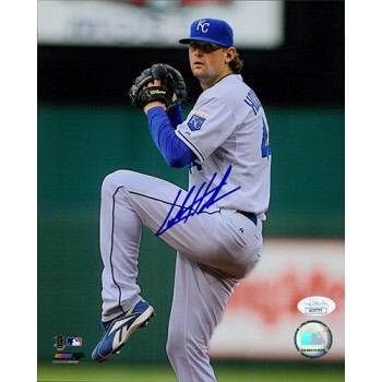 Luke Hochevar Kansas City Royals Signed 8x10 Glossy Photo JSA Authenticated