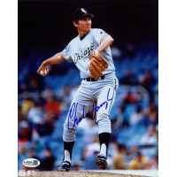 Charlie Hough Chicago White Sox Signed 8x10 Glossy Photo JSA Authenticated