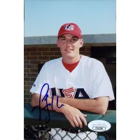 Phillip Humber Team USA Signed 4x6 Glossy Photo JSA Authenticated