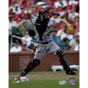 Chris Iannetta Colorado Rockies Signed 8x10 Glossy Photo MLB Authenticated