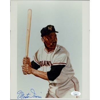 Monte Irvin New York Giants Signed 8x10 Glossy Photo JSA Authenticated
