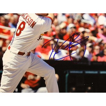 Ryan Jackson St. Louis Cardinals Signed 12x18 Glossy Photo JSA Authenticated