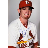 Ryan Jackson St. Louis Cardinals Signed 12x18 Glossy Photo JSA Authenticated